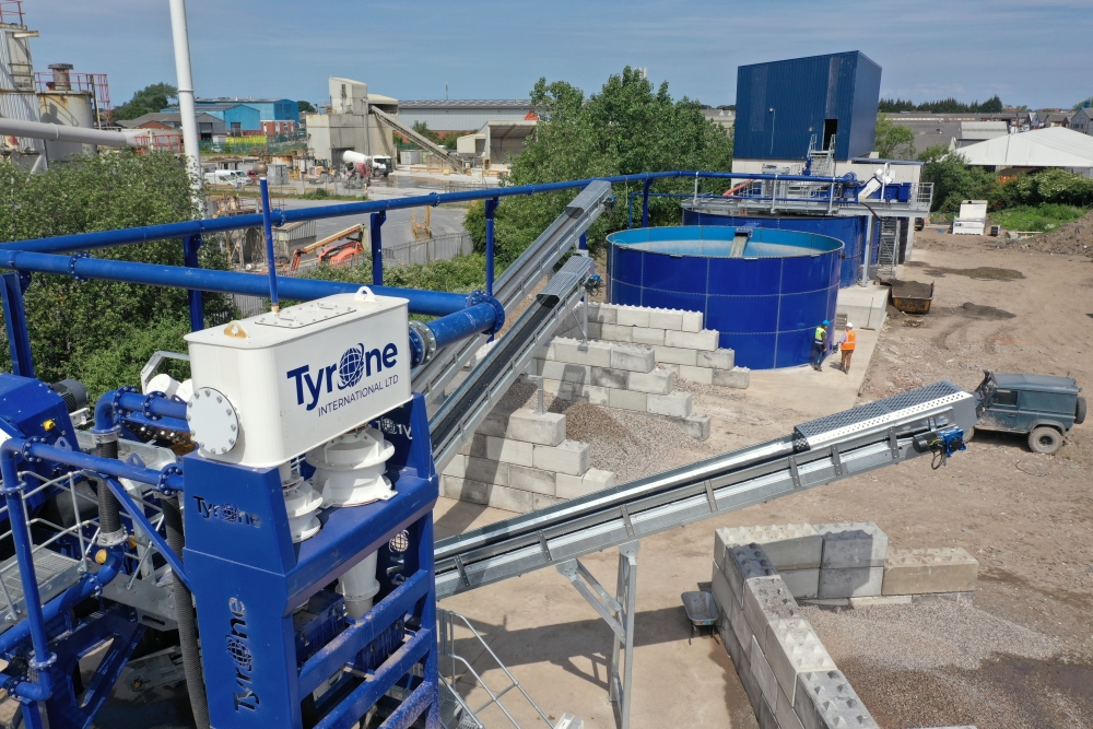 Soil recycling wash plant.