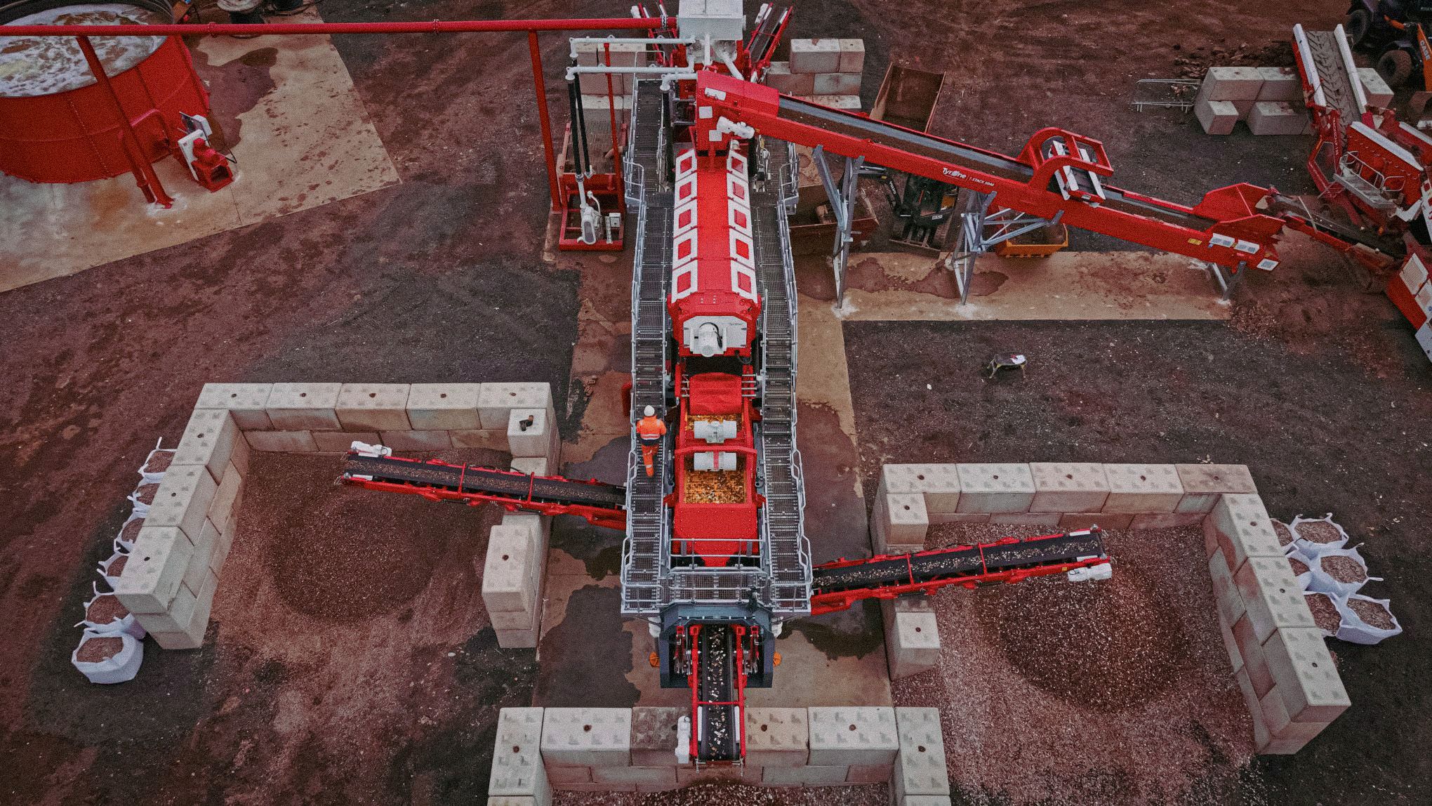 Frontline Washing Systems soil and slurry washing plant for contaminated soils.